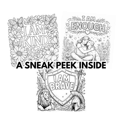Gentle Reset – 31 Affirmations Colouring Book