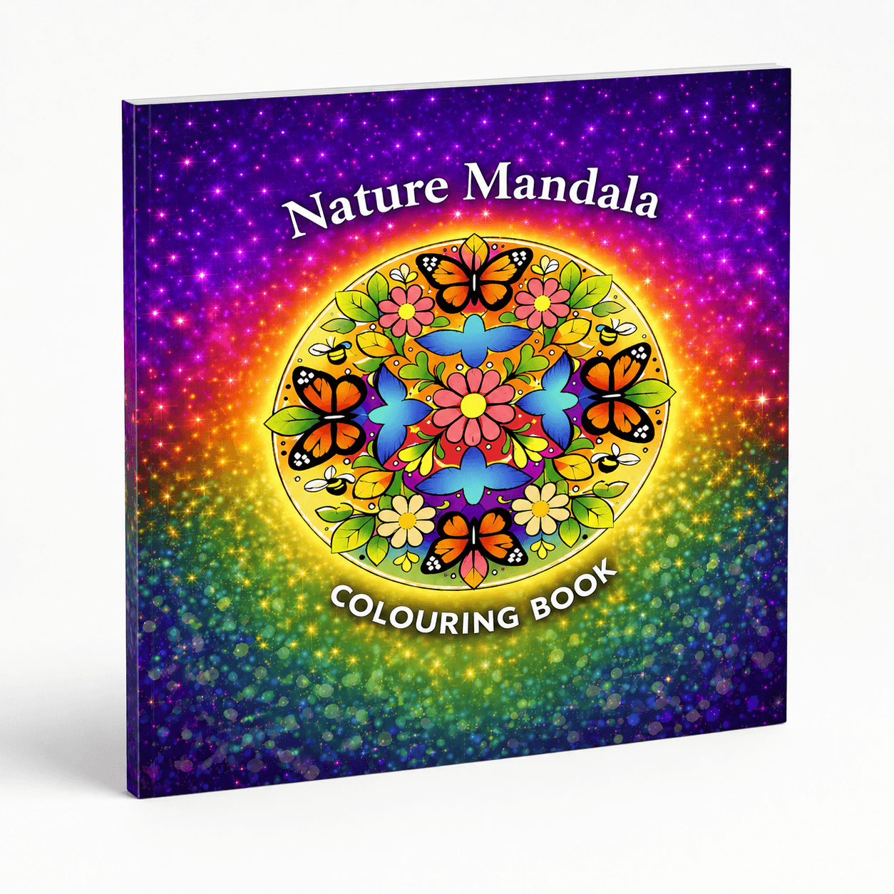 Grounded Calm – Nature Mandala Colouring Book