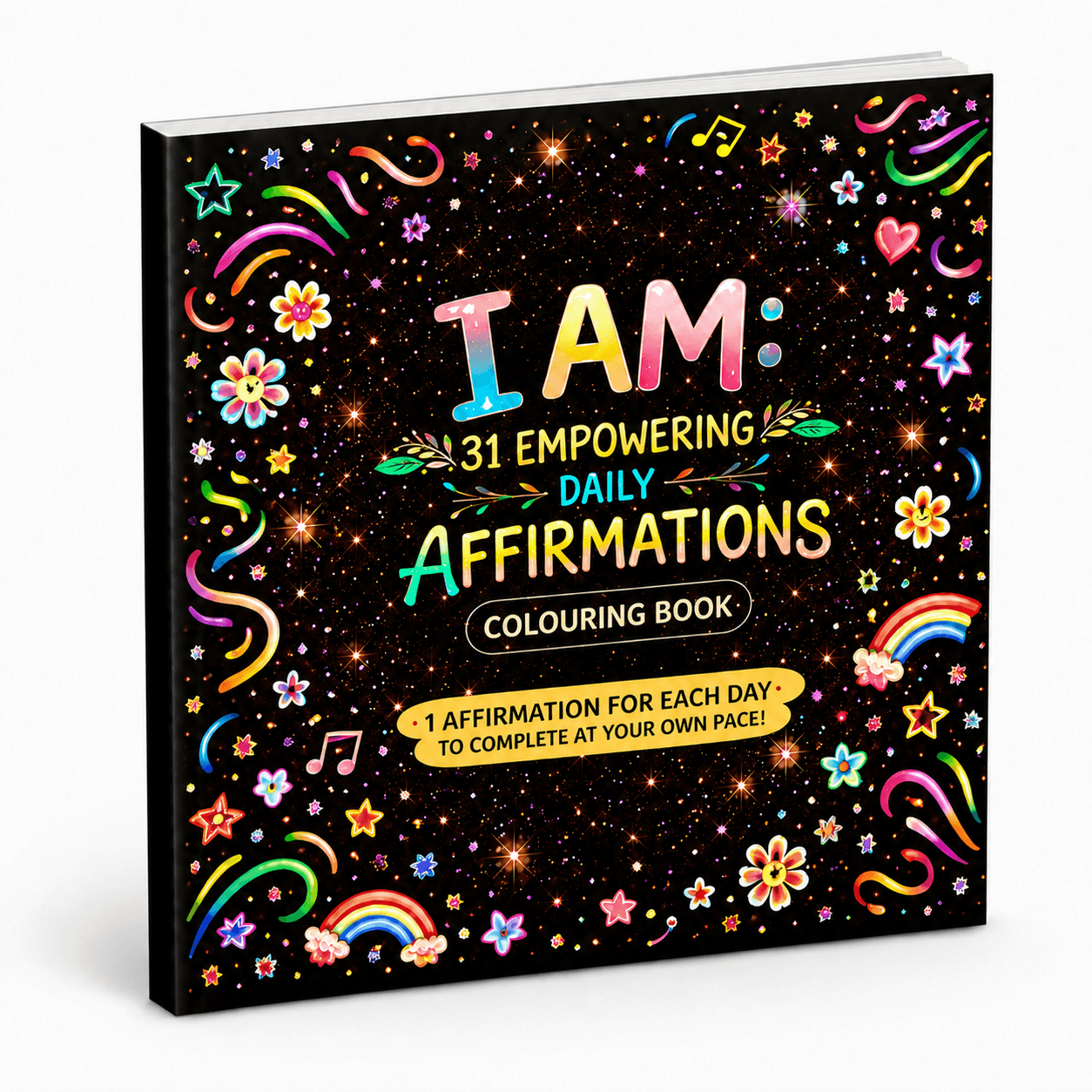 Gentle Reset – 31 Affirmations Colouring Book